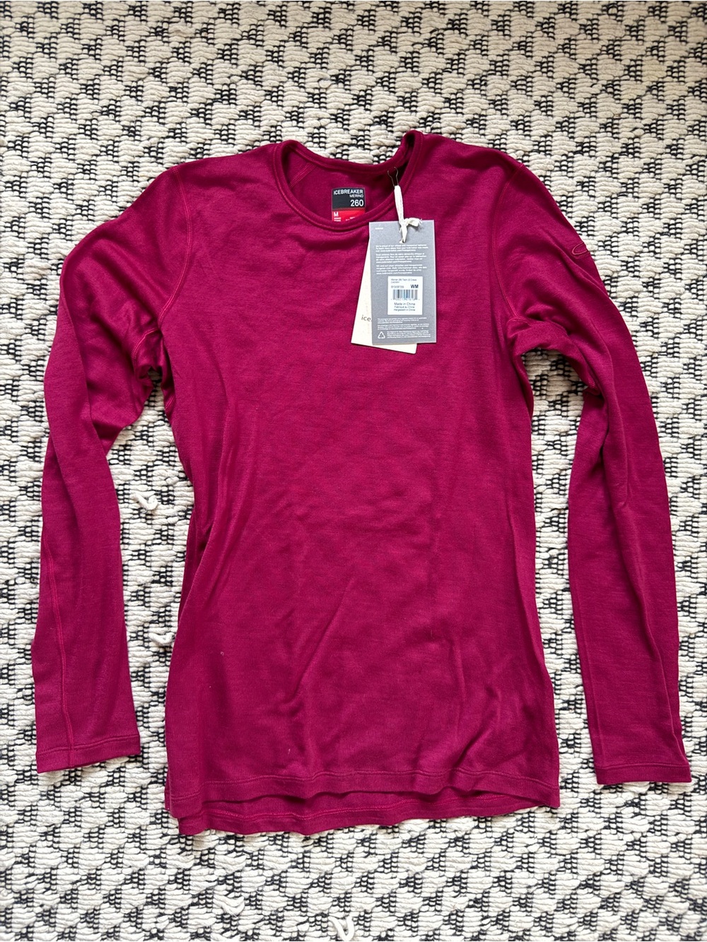 Icebreaker Women's Long Sleeve Crew Top - M